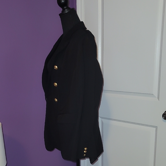 Lane Bryant Black Blazer with Gold Buttons SZ: 18 - Picture 6 of 9